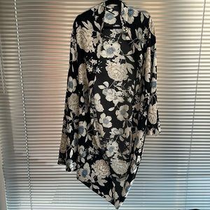 Floral print wrap